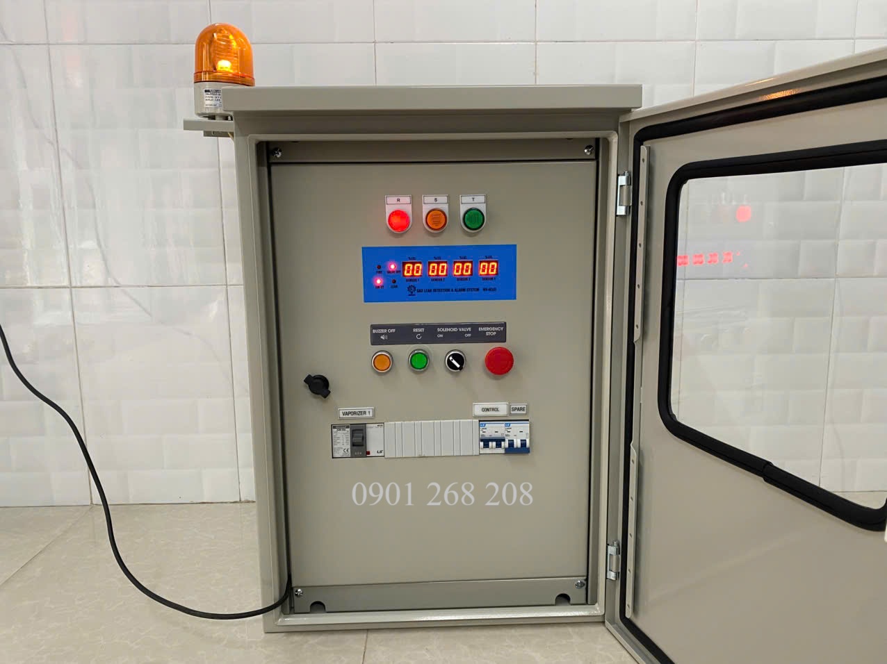 tủ điều khiển trạm gas ngoài trời